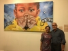 Curator with artist