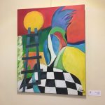 Suzet Rosaria, 'Freedom', acrylic on canvas.