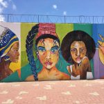 Suzet Rosaria, mural in Suffisant (2021).