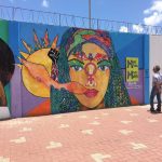 Suzet Rosaria, mural in Suffisant (2021).